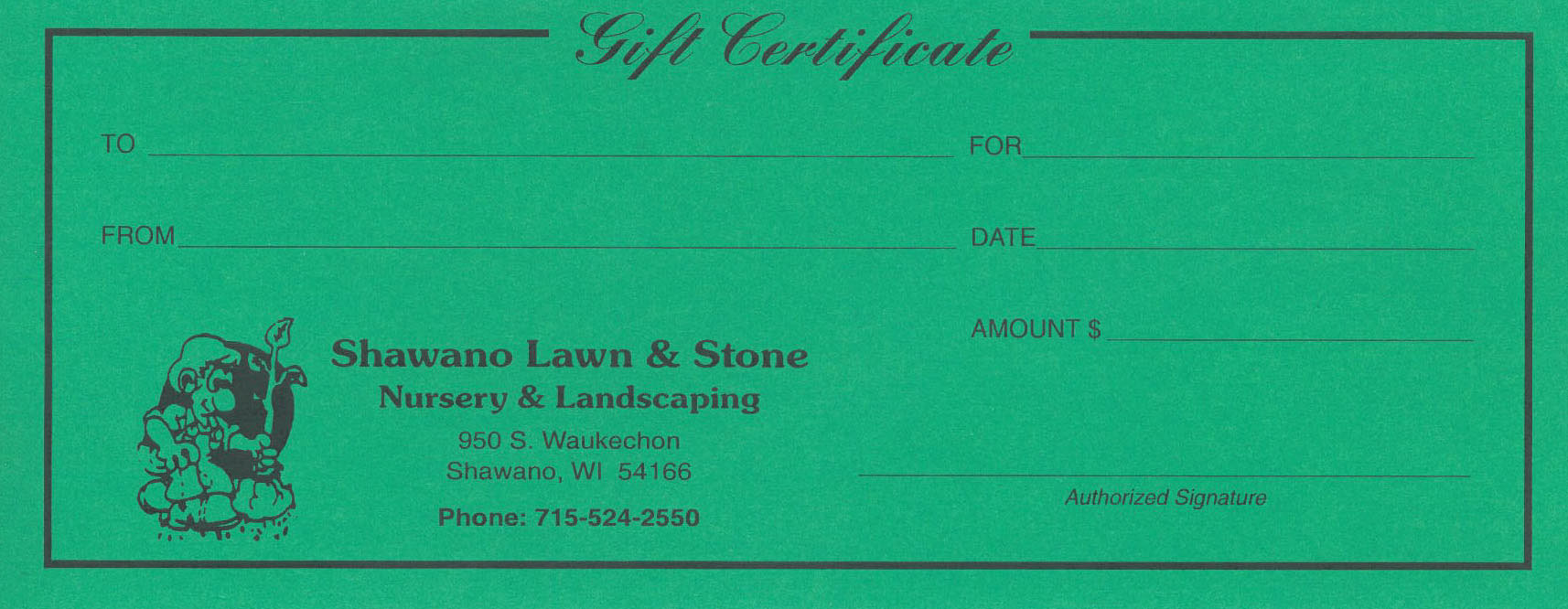 Gift Certificate